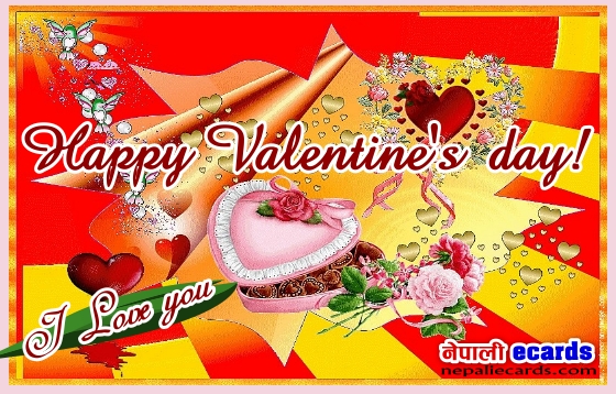 Happy Valentine's Day, I love you..